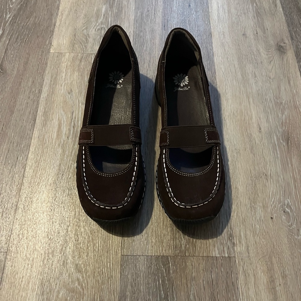 Yellow Box Shoes Worn Once